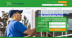 Desktop Screenshot of exteriorcleaningcontractors.com